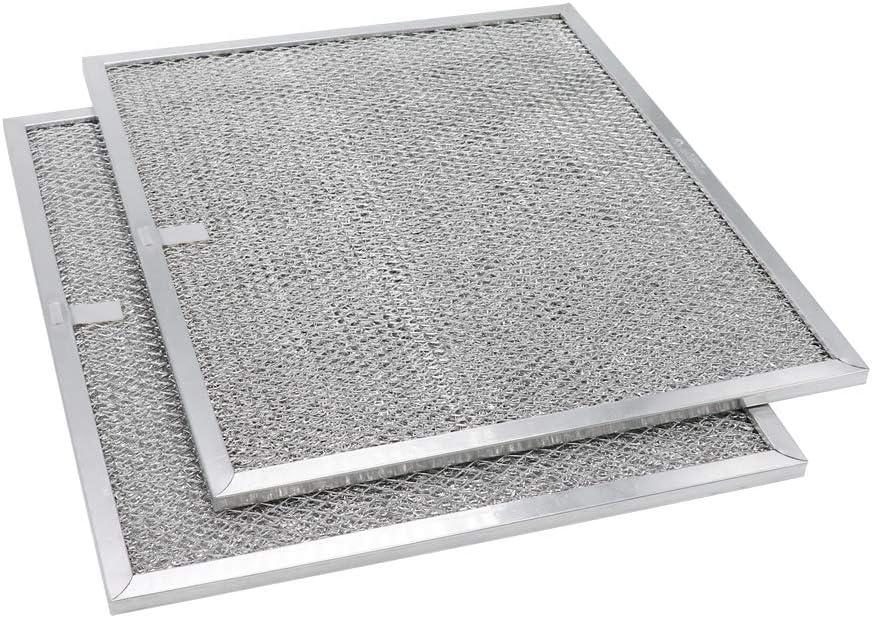 AMI PARTS BPS1FA30 Aluminum Filter (2pcs) Compatible With B-roan Range Hood-11-3/4" X 14-1/4" X 3/8" (Silver)