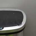 FDW Kitchen Trash can for Bathroom Bedroom Home Office Automatic Touch Free Garbage bin with lid Brushed Stainless Steel Rectangular 13 Gallon / 50L