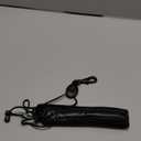 KUWAN Saxophone Neck Strap Soft Sax leather strap Padded for Alto & Tenor Sax Baritone Soprano (sax strap-black)