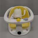 Baby Bath Seat for Babies 6 Months & Up - Bathtub Seats for Babies Sitting Up with Rinse Cup, Non-Slip, Comfortable, Infant Bath Essentials, Yellow