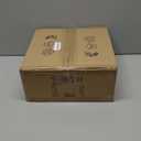 BISAMIYA Modern LED Ceiling Light, Brass Accent 12.6 Inch Semi Flush Mount Ceiling Light, Adjustable Angle Light Fixture, 3000K/Warm White/18W, for Hallway, Entryway, Kitchen (Cream)