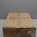 Kuject XXX-Large Shoe Storage Boxes Organizers Clear Plastic Stackable 12 Pack, Shoe Rack & Holder Substitute, Sneaker Containers, Toy Storage Organizer Bins for,Closet, Under Bed, Black(No Fold Line)