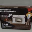 Foldable Bread Proofing Box - 36L Large Dough Proofer with 3-Sided Heating, 24H Timer+Temp Control(50-113) with Front Window & Metal Rack for Sourdough, Yogurt & Bread Baking