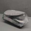 Supportive Cooling Pillow for Comfortable nap time Sleep Quality; an Ergonomic Memory Foam Pillow for Shoulder and Neck Pain Relief, Perfect for Side Sleepers(White Grey)