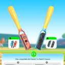 [Switch 2/1 Compatible] Baseball Bat Handle Grip, Accessories for Nintendo Switch 2/ Nintendo Switch Baseball Game Used with motion-sensing Joy-Con, Somatosensory Baseball Grip NS Left & Right Handle