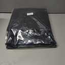 File Organizer Boxes with Lid, Linen Hanging File Storage Boxes with Handle, Collapsible Document Filling Boxes for Letter/Legal Folder, Portable File Box for Office/Decor/Home (2 Pack, Black)