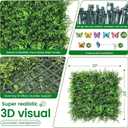 12 Pack 20x20 Fake Turf Mats Anti-UV Evergreen Hedge Backdrop Cover