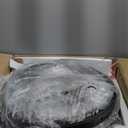 Bar Stools, 25 Inch Metal Counter Height Barstools Set of 2, Faux Leather Round 360 Swivel Bar Chairs with Backrest, Modern Swivel Bar Stool for Kitchen Island, Black