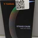 TORRAS Q3 Silicone 360 Spin for iPhone 17 Pro Case with Stand, Fit for MagSafe, Magnetic Ring Stand with Camera Control, Liquid Silicone Rubber Soft Phone Case for iPhone 17 Pro 6.3'', Pastel Orange