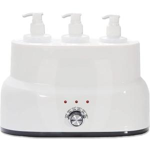 AMETHYST LAKE Oil Warmer Dispenser, Plug-in Electric Warmer Oil Dispenser, 3-Bottles Lotion Warmer, Message Oil Heater for Home & Professional Spa Supplies.