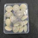 Hotop 8 Pieces Duvet Clips Cover Pins for Comforter Inside, Double Sided Pin Duvet Button Fasteners Keeps Comforter from Shifting in Cover (Beige)