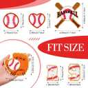 Chunyin 40 Pcs Baseball Patches Self Adhesive Chenille Letter Number Iron on Patches Embroidered Game Day Sports Patch, 26 A-Z Letters, 0-9 Number for Clothing Hats Bags Sewing Decoration