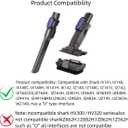 IX141 Vacuum Crevice Tool Brush Replacement Parts Compatible with Shark Pet Cordless Stick IX141 IZ462H IZ483H IZ363HT IZ361H IZ163H IZ362H Removable Two-in-one for D-Shaped Tool Brush Attachments