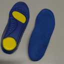 Bacophy Kids Orthotic Arch Support Shoe Insoles, Children Pu Cushioning Inserts, Shock Absorption Velvet Surfaces Deep Heel Cup Inner Sole for Flat Feet, Plantar Fasciitis, Feet Heel Pain Relief Blue (2.5-4.5 M US Little kids)