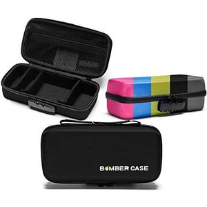 BOMBER CASE - Elite Series - Odor-Proof Lock Box with Customizable Interior - Durable, Flexible, and Secure - 9.5" x 4" x 3.5" - Black