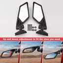 Kemimoto X3 Side Mirrors, Upgraded 360 Degree Adjustment Mirrors Compatible with Can Am Maverick X3 and Max XRS XDS Turbo R RR 2017-2025