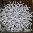 Brightown Snowflake Lights Outdoor, 10 Large Snowflake Christmas Pathway Lights Outdoor Christmas Decorations Yard Sidewalk Walkway Driveway Marker Stake, Cool White