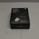 Sellemer Toilet Brush and Holder Set - Flexible Toilet Bowl Brush Head with Silicone Bristles, Compact Size for Storage and Organization, Ventilation Slots Base (1 Pack, White)