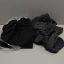 BROKIG Men's Zip Joggers Casual Gym Workout Track Pants (2 Pack Black+dark Grey), S