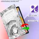 Kidcube for Samsung Galaxy Tab S6 Lite Case 10.4 Inch 2022/2020 for Women Girls Cute Folio Cover with Pencil Holder Cool Frog Design Rotating Stand Teen Tablet Cases Tab S6 Lite SM-P610/P613/P615/P619