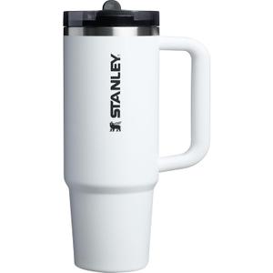 STANLEY Quencher ProTour Flip Straw Tumbler with Leakproof Lid 30 oz | Built-In Straw & Handle | Cupholder Compatible for Travel | Insulated Stainless Steel Cup | BPA-Free | Chalk