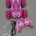 Spider Remote Control Car for Girls, Rechargeable RC Cars Toys with Cool Lights, 2.4Ghz Double Sided Drift RC Stunt Cars, 360°Rotating 4WD Off-Road Race Car for 4-6 6-12 Girl Kids Gifts