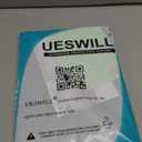 MacBook Air 13 inch Case, UESWILL Smooth Soft-Touch Matte Hard Shell Case Cover for 2008-2017 MacBook Air 13 inch (Model A1466 / A1369) + Microfibre Cleaning Cloth, Black