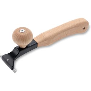 Premium Ergonomic Carbide Scraper  2.5-inch YG10 Carbide Blade  Comfortable Beech Wood Handle  Professional Quality Paint Scraper Tool for Paint, Varnish, Glue & Rust Removal, Save time & effort