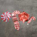 Climin 50 Pieces Large Christmas Birthday Party Supplies (Red)