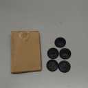 Uxcell 5Pcs Rubber Grommets 1-3/16" (30mm) Drill Hole, 1" (25mm) ID Double Sided Hole Plugs Ring Gasket for Firewall Cable Wire Protecting, Black