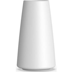 Premium Quality Large Ceramic Vase - 9 Inch Flower Vase for Home, Farmhouse, Modern, Bohemian Decor (White)