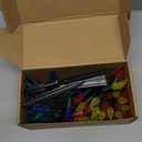 PregDoc C6 Solar Outdoor Christmas Lights, 39ft 100 LEDs Multicolor LED C6 Solar Christmas String Lights Outdoor, Xmas Fairy Lights Waterproof for Yard Garden Patio Garland Fence Garland Decor