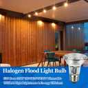 PAR20 Flood 39W 120V 1755 Lumens Halogen Light Bulbs, 6 Pack Range Hood Light Bulb with Dimmable E26 Base, 2800k Warm White, Long Lasting 39W PAR 20 ECO Bulb for Indoor Spotlight,Range Hood,Recessed
