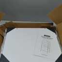 Night Stand Bedside Charger Bedroom - Nightstand with Charging Station, Bed Side Table with LED Light Strip, End Table with U-S-B Ports & AC Outlets, Storage Shelf & 3 Fabric Drawers, White