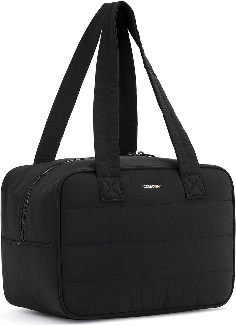 Insulated Lunch BagFreezable Lunch bagBuilt-in Ice Pack Small CoolerLunch Bags for Women Waterproof and DurableSuitable for Work, Picnics, Travel, and Meal PreparationBlack