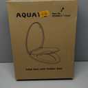Aquatiz Elongated Toilet Seat with Built-in Toddler Seat, Soft Close Kids Toilet Seat Attachment, Ideal for Potty Training