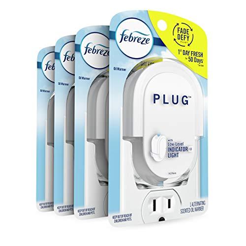 Febreze Plug In Air Freshener Fade Defy Plugs, Scented Oil Warmer- Pack of 2