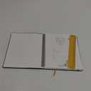 POPRUN 2025 Planner Weekly Notebook Calendar [Large Size 8.5'' x 10.5''] - Agenda 2025 Appointment Book with Monthly Tabs, Spiral Soft Cover, Inner Pocket, 100 GSM - Petrol (Large-8.5'' x 10.5'', Petrol)
