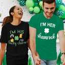 Couple Matching Shirts for Husband and Wife Short Sleeve Tops, S