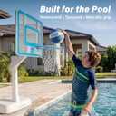 GoSports Water Basketballs 2 Pack - Choose Between Size 3 and Size 6, Great for Swimming Pool Basketball Hoops