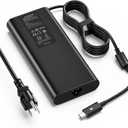 130W USB C Laptop Charger Compatible with Dell XPS 15 9575 2-in-1/9500/ 9510/9520, XPS 17 9700/9710/ 9720, Precision 5530/5550/ 5750, Latitude 7410/9410/9510 Type-C PD Power Adapter