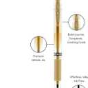 uniball Signo Gel Impact Pens, Bold Point (1.0mm), Gold Ink, 6 Pens