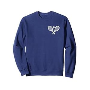 Tennis Racket Simple Tennis Logo Tennis Player Sweatshirt, S