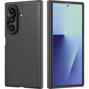 Nillkin for Samsung Galaxy Z Fold 7 Case with Hinge Protection, Frosted Matte Texture [Not Magnetic] Slim Fit Protective Phone Case for Galaxy Z Fold 7 Black