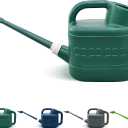 2 Gallon Watering Can, Garden Watering Can Outdoor, Plant Water Can with Removable Long Spout and Stainless Steel Sprinkler Head, Large Plastic Outdoor Watering Cans for Gardening Flower Plants (Alpine Green)