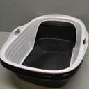 Arm & Hammer Rimmed Cat Litter Box with High Sides and Microban, Made in USA