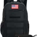 outdoor plus Camo Backpack for Boys,Military Teen Backpack with USB Port, Army Bookbag for School