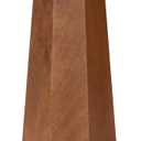 Kate and Laurel Hemingson Modern Mango Wood Round Drink Table, 10 x 10 x 22, Walnut Brown, Mid-Century Circle Pedestal Table for Use as Bedroom Nightstand, Indoor Plant Stand, or Living Room Accent