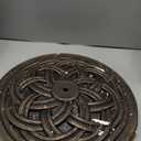 UBP18181-BR 18-Inch Cast Stone Umbrella Base, Made from Rust Free Composite Materials, Bronze Powder Coated Finish