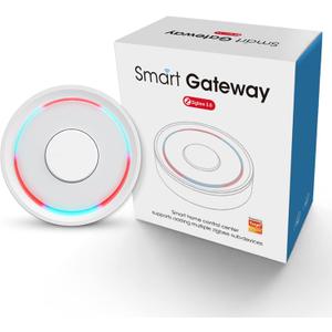 ZigBee Gateway and Bluetooth Hub, Only for Tuya Protocol Product, Dual Mode ZigBee Gateway, Wireless Smart Home Bridge Support Tuya Devices Remote Control, Gateway Hub Support Voice Control via Alexa